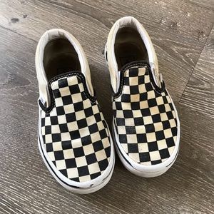 Vans checkered slip on shoes 12